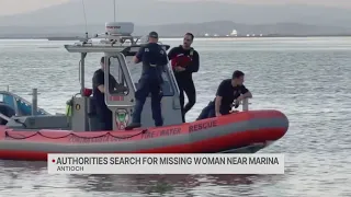 Authorities search for missing woman near Antioch Marina