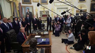 Trump bars CNN, Politico and MS NOW from White House