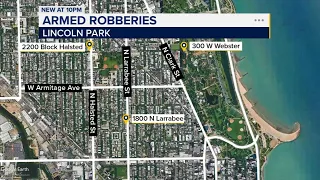 Multiple women robbed at gunpoint across Lincoln Park, Chicago police warn