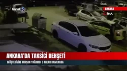 Taxi Driver Horror in Ankara! He Opened Fire on His Customer… The Moments Were Caught on Camera.