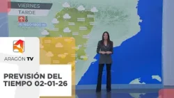 Previsión del tiempo en Aragón para el viernes 2 de enero