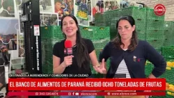 Paraná Food Bank received eight tons of citrus fruits