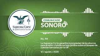 Audio Press Release No. 114/2026