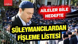 Süleymancı sect prepares blacklists to purge dissidents! Families also targeted