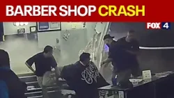 Elderly driver accidently drives into Euless barber shop