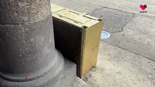 Tlaquepaque City Council placed a protective cover on the water pipe