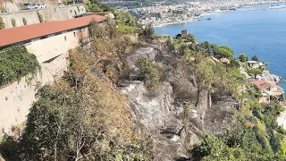 Cetara, costa di Fuenti distrutta dal rogo: paura per abitazioni e attività