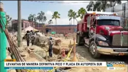 Este es el tramo de la autopista sur donde se levantó definitivamente el pico y placa