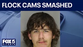 Cobb County officers arrest alleged Flock camera vandal | FOX 5 NEws
