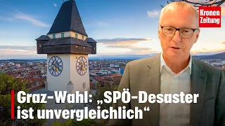 Klaus Herrmann on the Graz election: "SPÖ disaster is incomparable" | krone.tv "Krone at Noon"