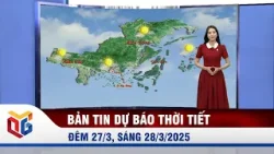 Bản tin dự báo thời tiết đêm 27, ngày 28/3/2026