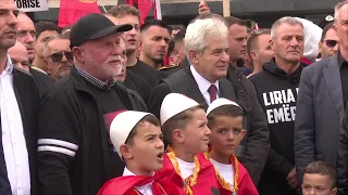 Протест во Скопје против пресудата на Хаг за водачите на УЧК