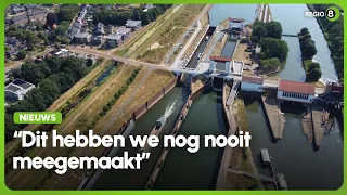 Sluizen bij Eefde dicht: ‘Hopen dat vertrouwen in de binnenvaart blijft’