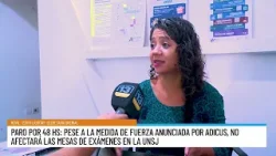 Paro del 2 de marzo: ¿qué pasará con las mesas de examen en la UNSJ?