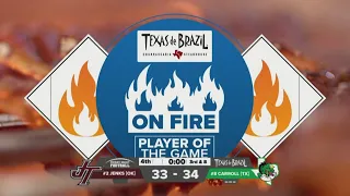 Texas De Brazil On Fire Player of the Game: Southlake Carroll vs Jenks