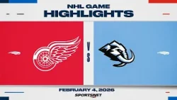 NHL Highlights | Red Wings vs. Mammoth - February 4, 2026