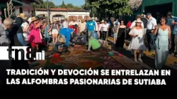 Sutiaba se llena de color y devoción con la exposición de alfombras pasionarias en León
