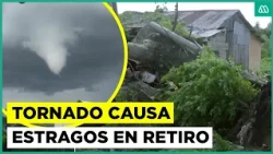 "Abracé a mi hijo para protegerlo": El dramático paso del tornado en Retiro