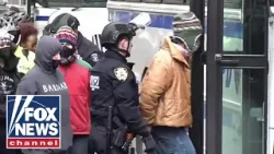 NYPD arresting anti-Israel protesters at Columbia University