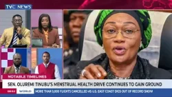 Notable Timelines: Sen Oluremi Tinubu's Menstrual Health Drive Continues To Gain Ground