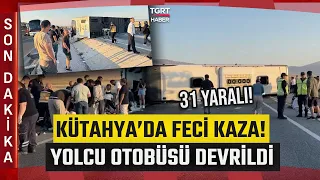 #BREAKINGNEWS | Tragic Accident in Kütahya! Passenger Bus Overturned: 31 Injured! - TGRT News