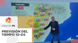 Previsión del tiempo para el viernes 10 de abril