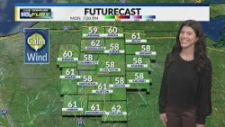 Cool overnight conditions under mostly clear skies