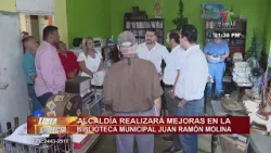 Alcaldía Ceibeña realizara mejoras en la Biblioteca Municipal Juan Ramón Molina
