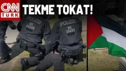 Almanya Gazze İçin Sokakta! Alman Polisi İsrail Karşıtı Protestocuları Canlı Yayında Gözaltına Aldı!