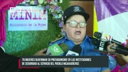 70 Mujeres Fortalecen las Instituciones de Seguridad en Nicaragua