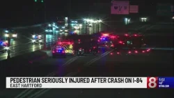 Crash shuts down Interstate 84 in East Hartford