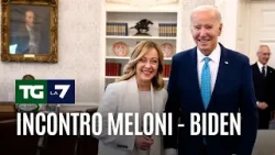 Giorgia #Meloni incontra Joe #Biden alla Casa Bianca