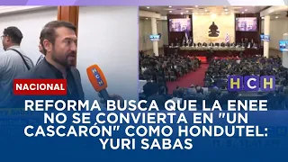 Reforma busca que la ENEE no se convierta en "un cascarón" como Hondutel: Yuri Sabas