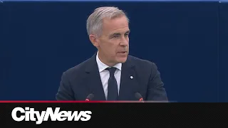 Carney back on home soil ahead of Liberal caucus address