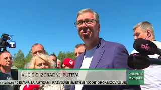 Vučić u obilasku radova na putu Ivanjica-Sjenica