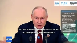 Putin: Rusia e pregătită de război cu Europa, dar nu vrea război