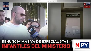 Mass Resignation of Pediatric Specialists from the Ministry