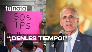 Asfura asks the U.S. to give Hondurans under TPS time to prepare for their return