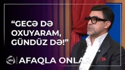 Nəsimi Məmmədov sənətə gec başlaması haqqında danışdı / Afaqla Onlar