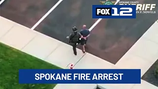 Man arrested in connection with Old Trails Fire in Spokane County