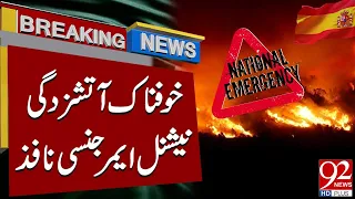 Terr*fying Fire Breakout, National Emergency Declared | Breaking News | 92NewsHD