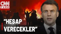 Macron's Controversial Speech! "Those Who Cause Destruction Will Be Held Accountable"