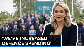 Minister for Defence Helen McEntee defends Ireland's security spending at EU gathering | RTÉ News