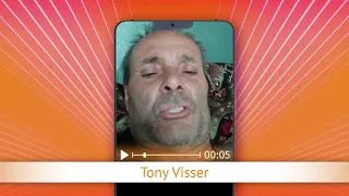 TV Oranje app video message - Tony Visser