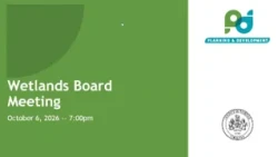 Fairfax County Wetlands Board Meeting: Oct. 6, 2026