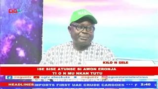 Ise sise atunse si awon eroja to n mu nkan tutu | Kilo n sele