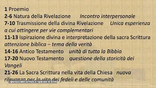 Conferenza Le costituzioni dogmatiche - Dei Verbum  - don Francesco Vannini 25-09-2026
