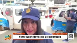 Cajamarca: intensifican operativos en el sector transporte