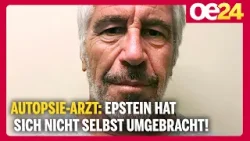 Autopsie-Arzt behauptet: Epstein hat sich nicht selbst umgebracht!