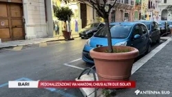 3 FEBBRAIO 2026 -BARI-PEDONALIZZAZIONE VIA MANZONI,CHIUSI ALTRI DUE ISOLATI